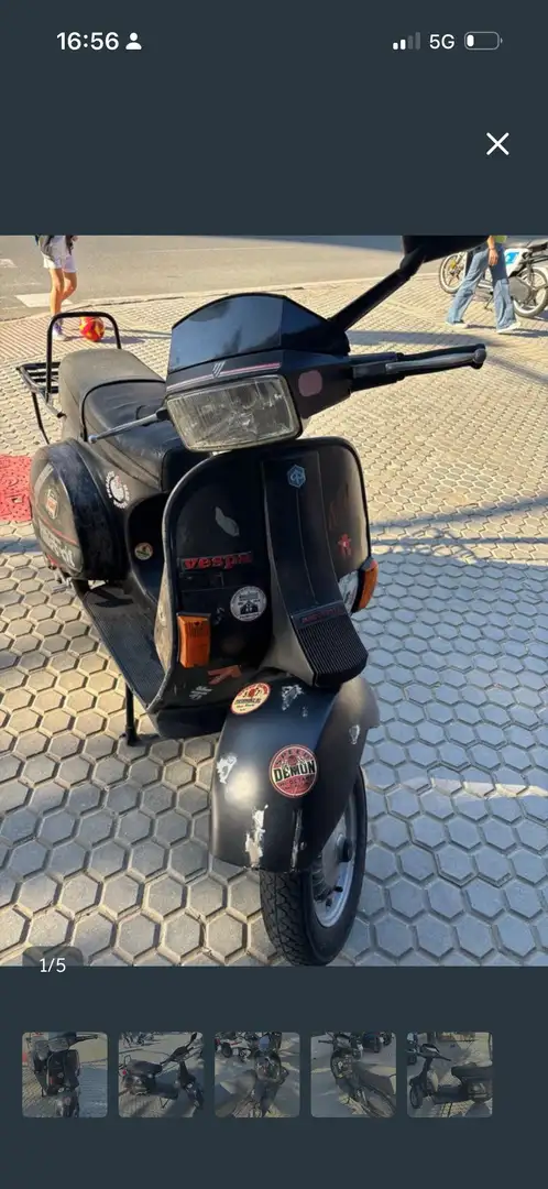 Vespa T 5 Tx 200 Negro - 1