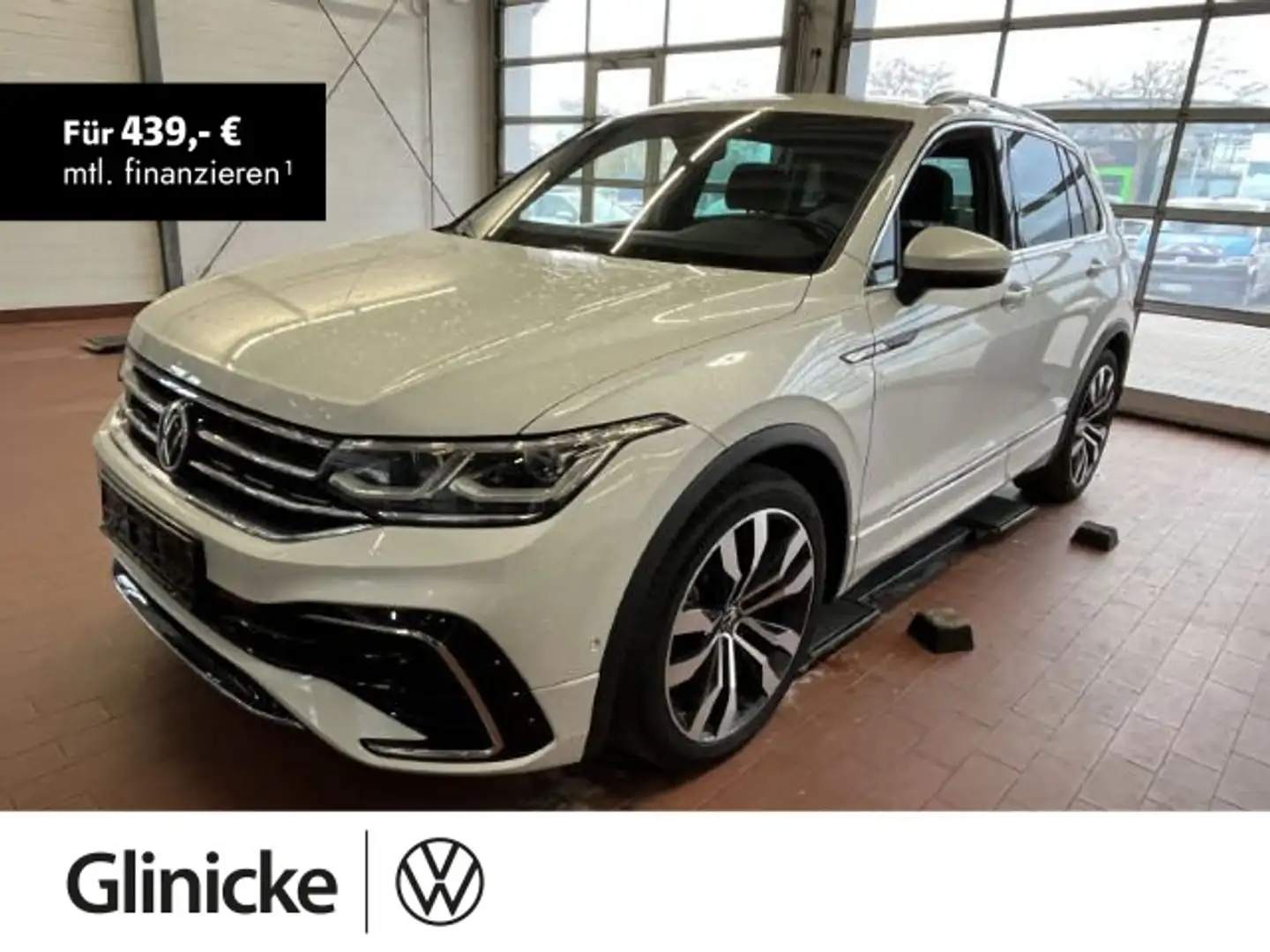 Volkswagen Tiguan 2.0 TSI DSG Navi SHZ Matrix R-Line 4Motio Weiß - 1