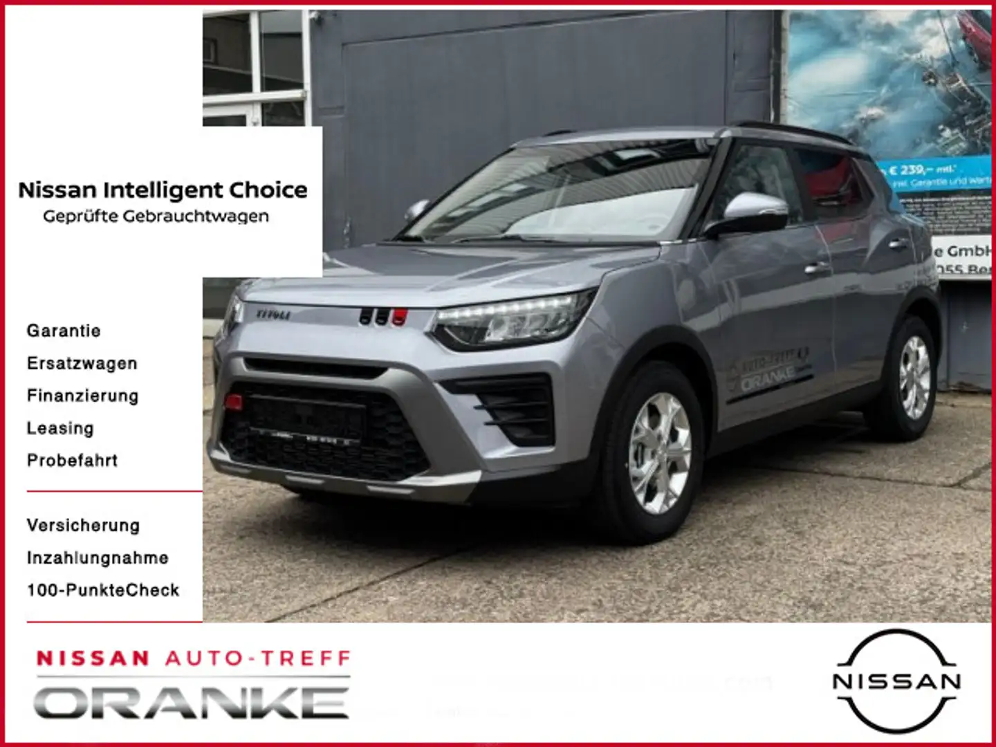 KGM Tivoli Bliss Automatic*Klima*Navi*LED*Alu*MJ25 Argent - 1