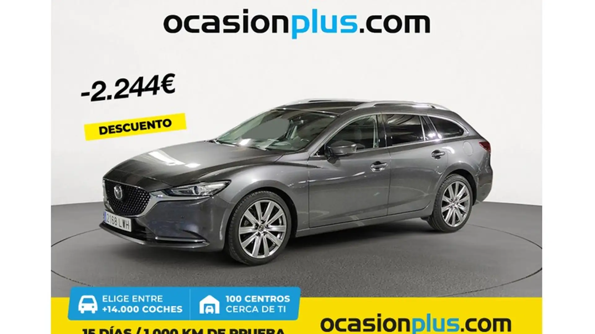 Mazda 6 Wagon 2.0 Skyactiv-G Zenith Gris - 1