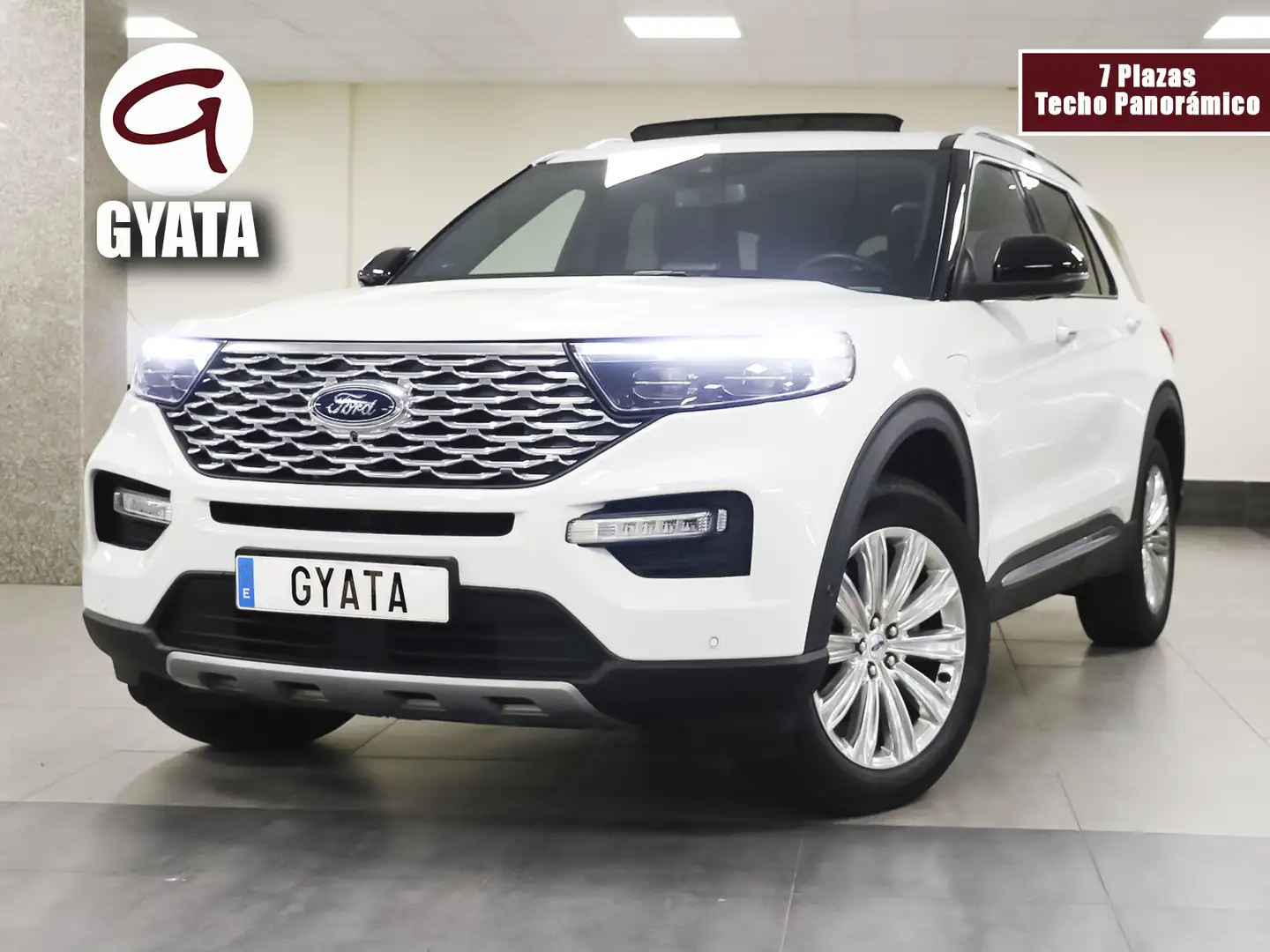 Ford Explorer 3.0 PHEV Platinium AWD 450 Blanco - 1