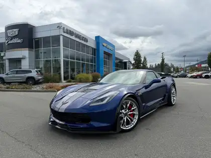 Blue 2017 Chevrolet Corvette Coupe Rear-Wheel Drive Automatic