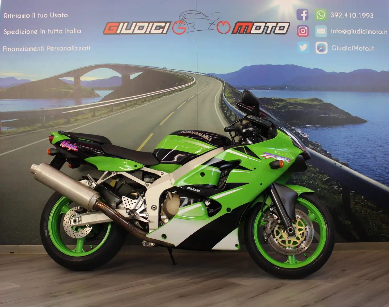 Kawasaki Ninja ZX-6R 600 - 2000 - km 31438 Verde - 1