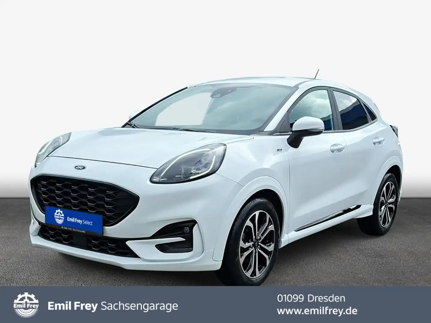 Ford Puma 1.0 EcoBoost Hybrid ST-LINE DESIGN 92 kW, 5-t Weiß - 1