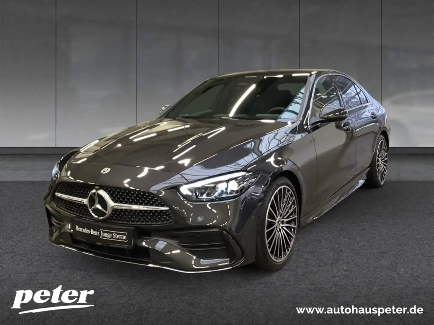 Mercedes-Benz C 180 AMG+9G+19"+PANO+LED+MEMORY+MBUX+THERMATIC Gris - 1
