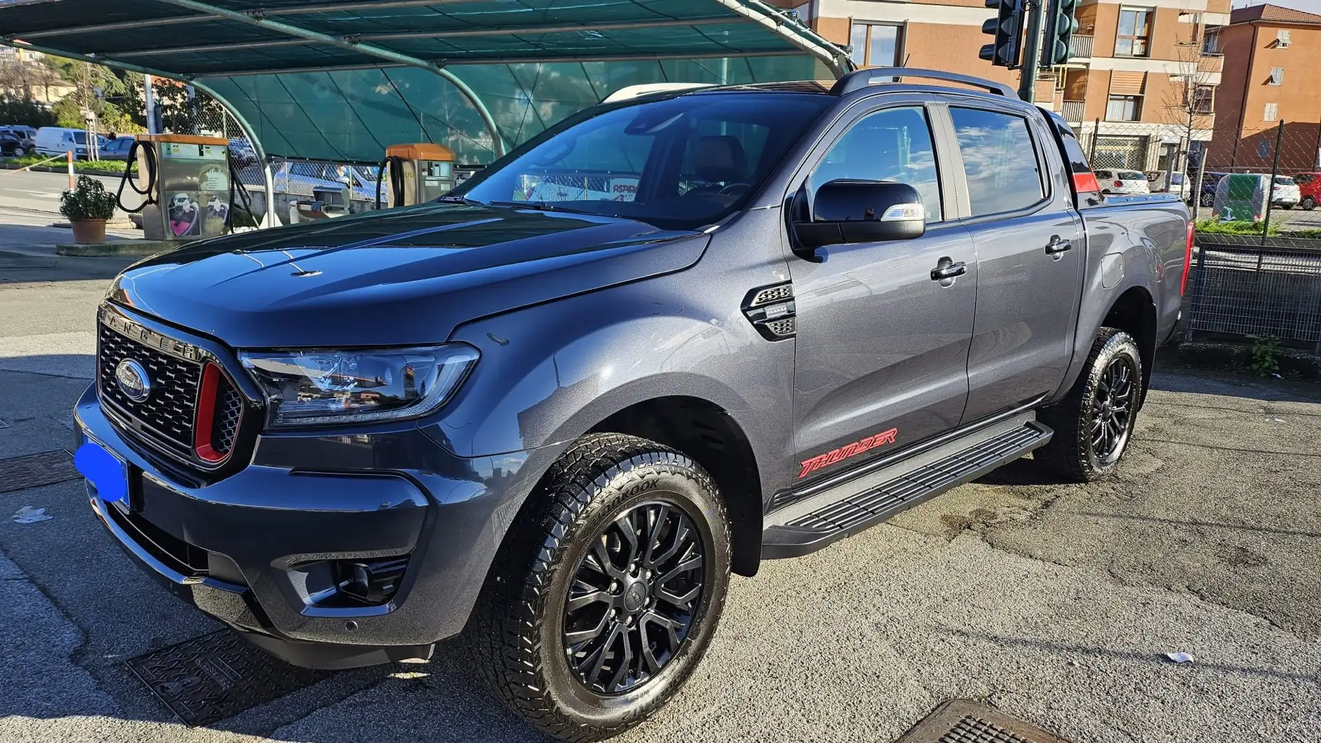 Ford Ranger 2.0 tdci double cab Wildtrak Thunder 213cv auto Grigio - 1