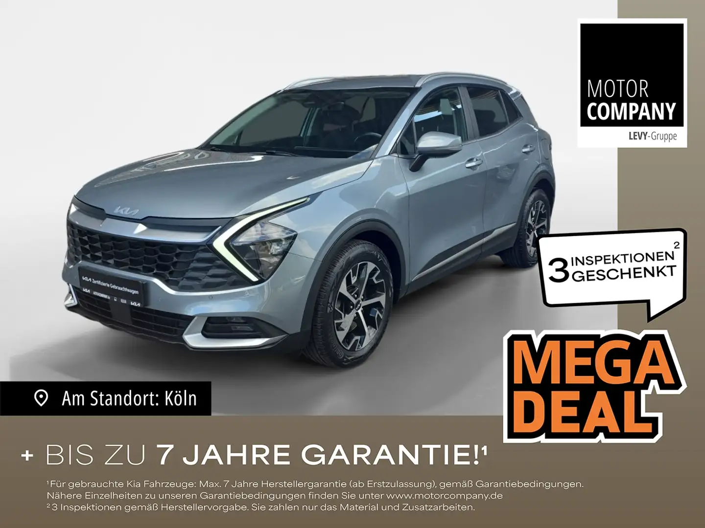 Kia Sportage 1.6 T-GDI EX +Automatik+Navi+R.Kam+PDC++ Schwarz - 1