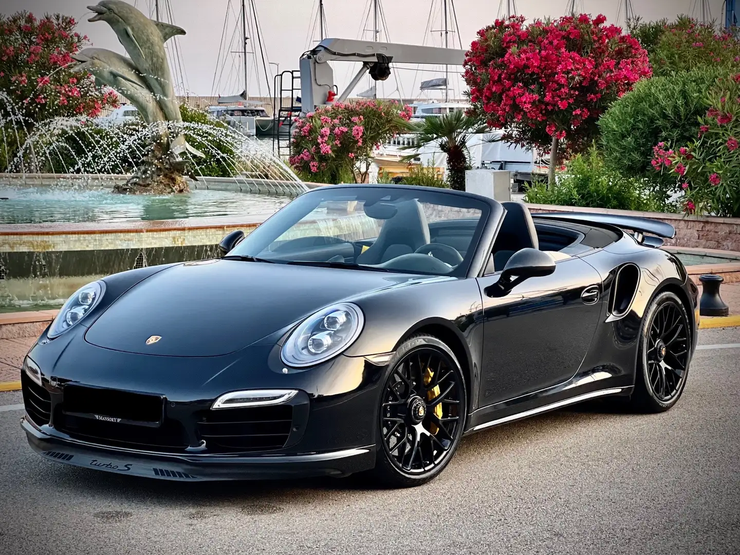 Porsche 991 911 TURBO S CABRIO 560 cv NUOVA ! Nero - 1