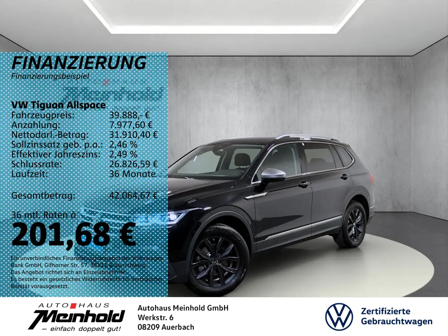 Volkswagen Tiguan Allspace 1.5 TSI Life, Standh,Kamera,Dach Schwarz - 1