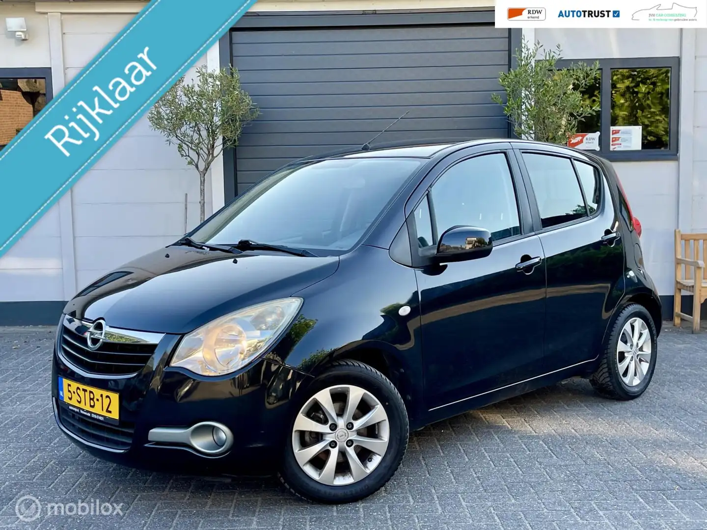 Opel Agila 1.0 Berlin|RIJKLAAR|A-C|2E EIG|ISOFIX|4SEASON|GAR Negro - 1