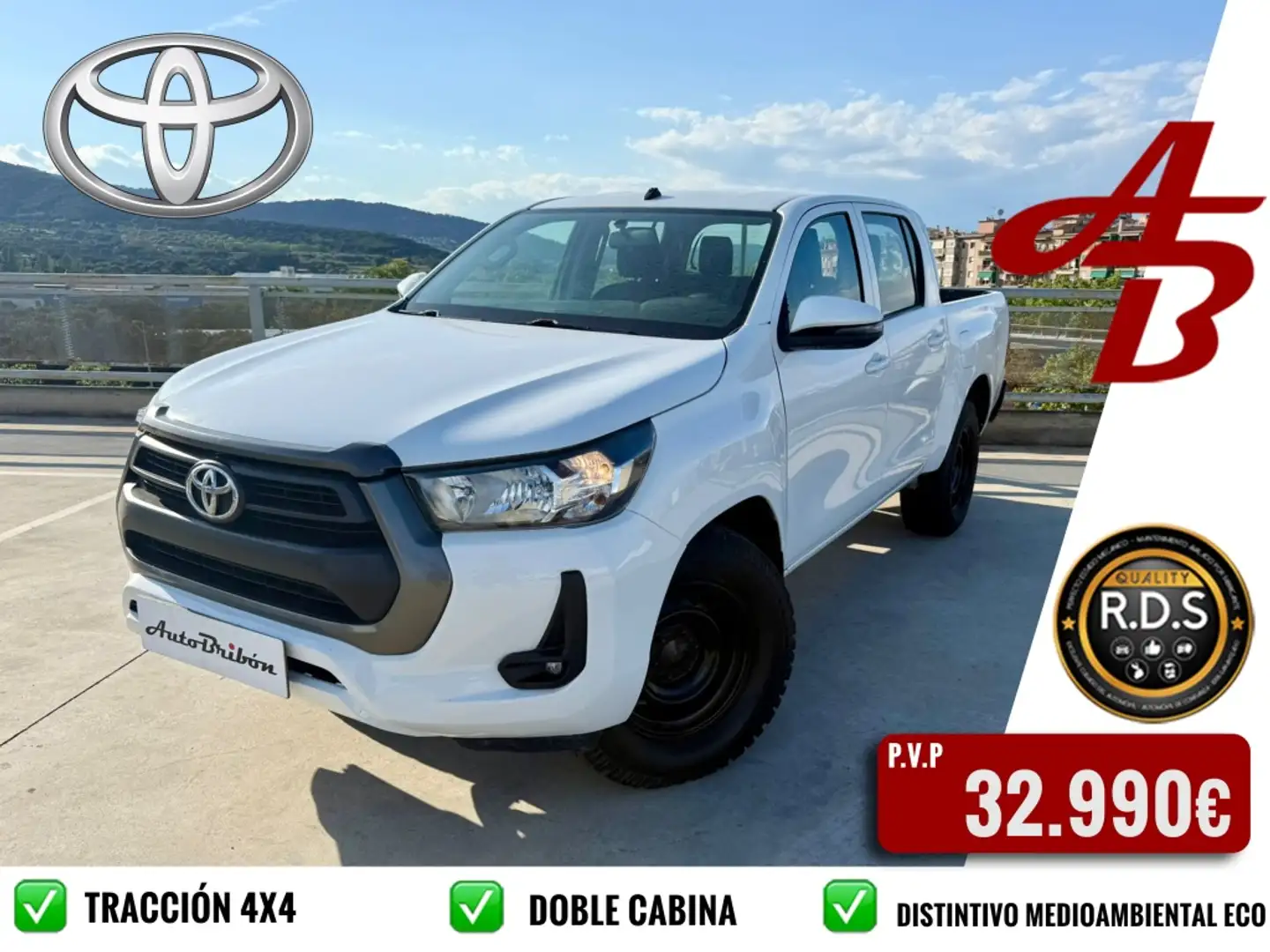Toyota Hilux Cabina Doble GX Wit - 1