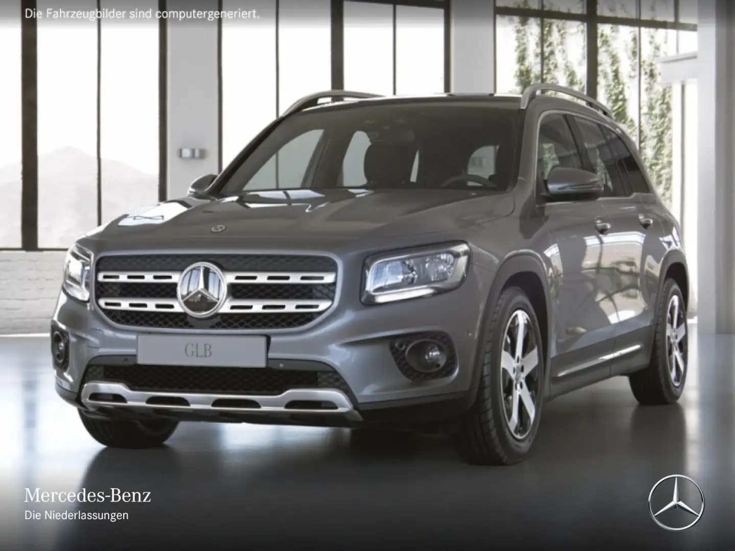 Mercedes-Benz GLB 200 d PROGRESSIVE+PANO+AHK+KEYLESS+8G Grau - 2