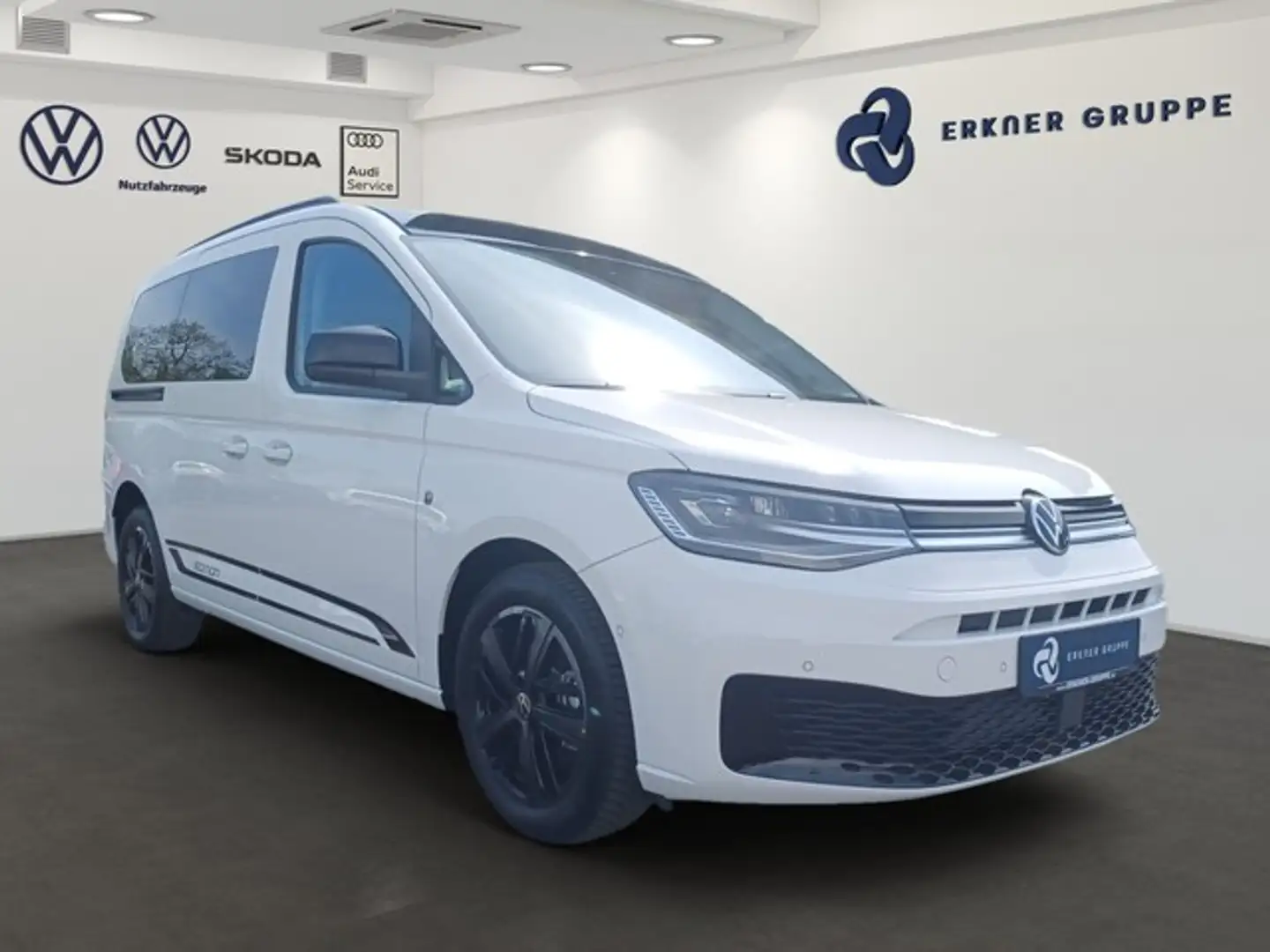 Volkswagen Caddy Maxi 1.5TSI e-Hybrid Edition 7-Sitzer lang+LED+ Weiß - 2