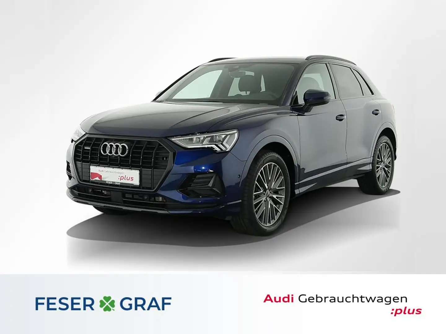 Audi Q3 35 TDI qu S tronic S Line Int Matrix,Navi,Leder,Ka Blau - 1
