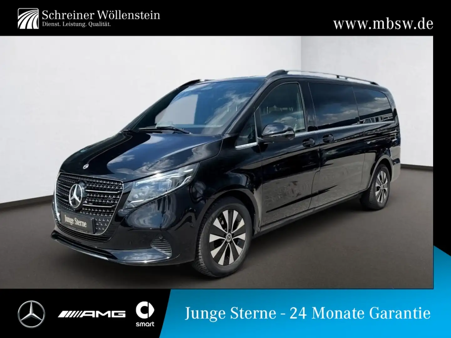 Mercedes-Benz V 300 Avantgarde XL MBeam*Distr*Stdhzg*360°*Navi Schwarz - 1