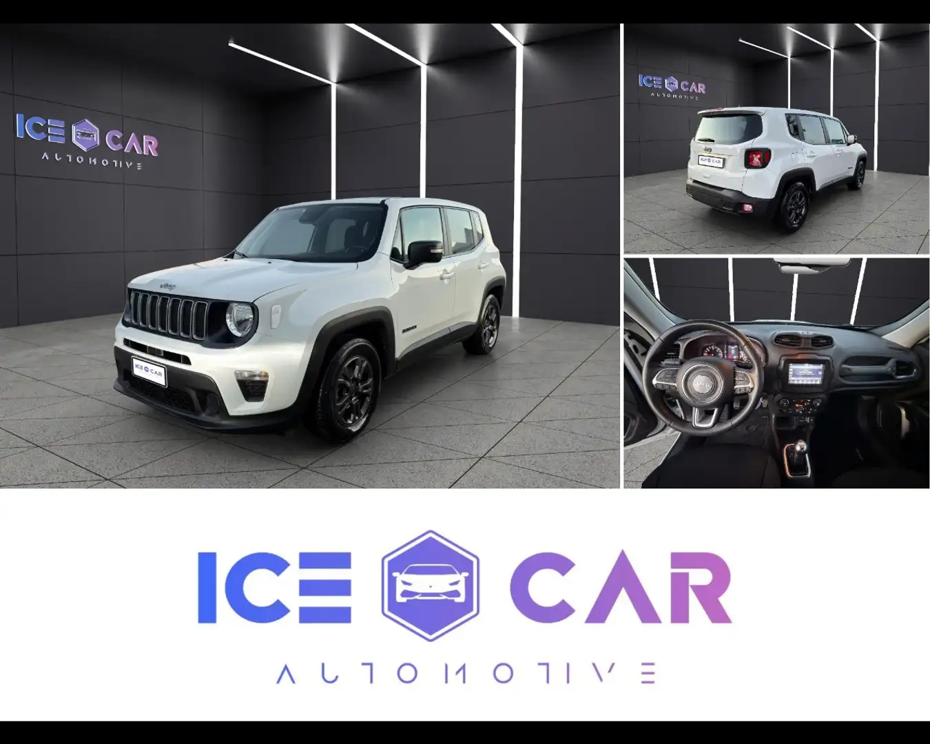 Jeep Renegade - Renegade 1.6 Mjt 130 CV Limited Blanc - 1