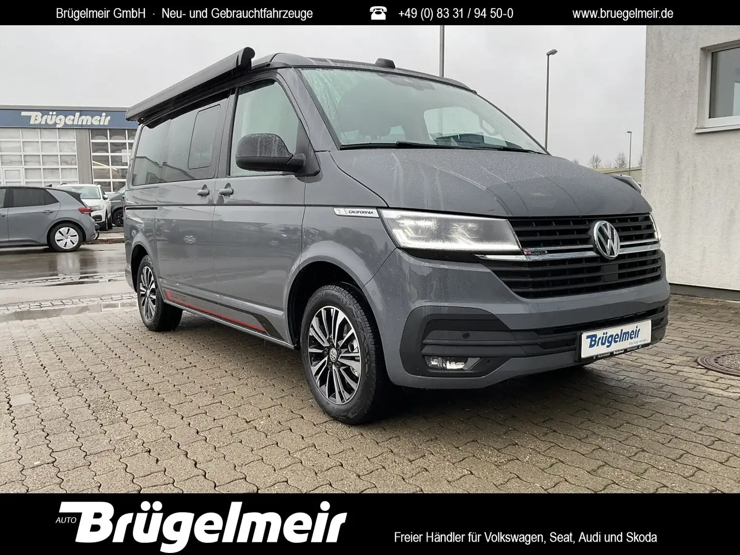 Volkswagen T6.1 California T6.1 2.0 TDI DSG 4Mo. Calif Ocean Ed.+DOPPELGLAS Grau - 1