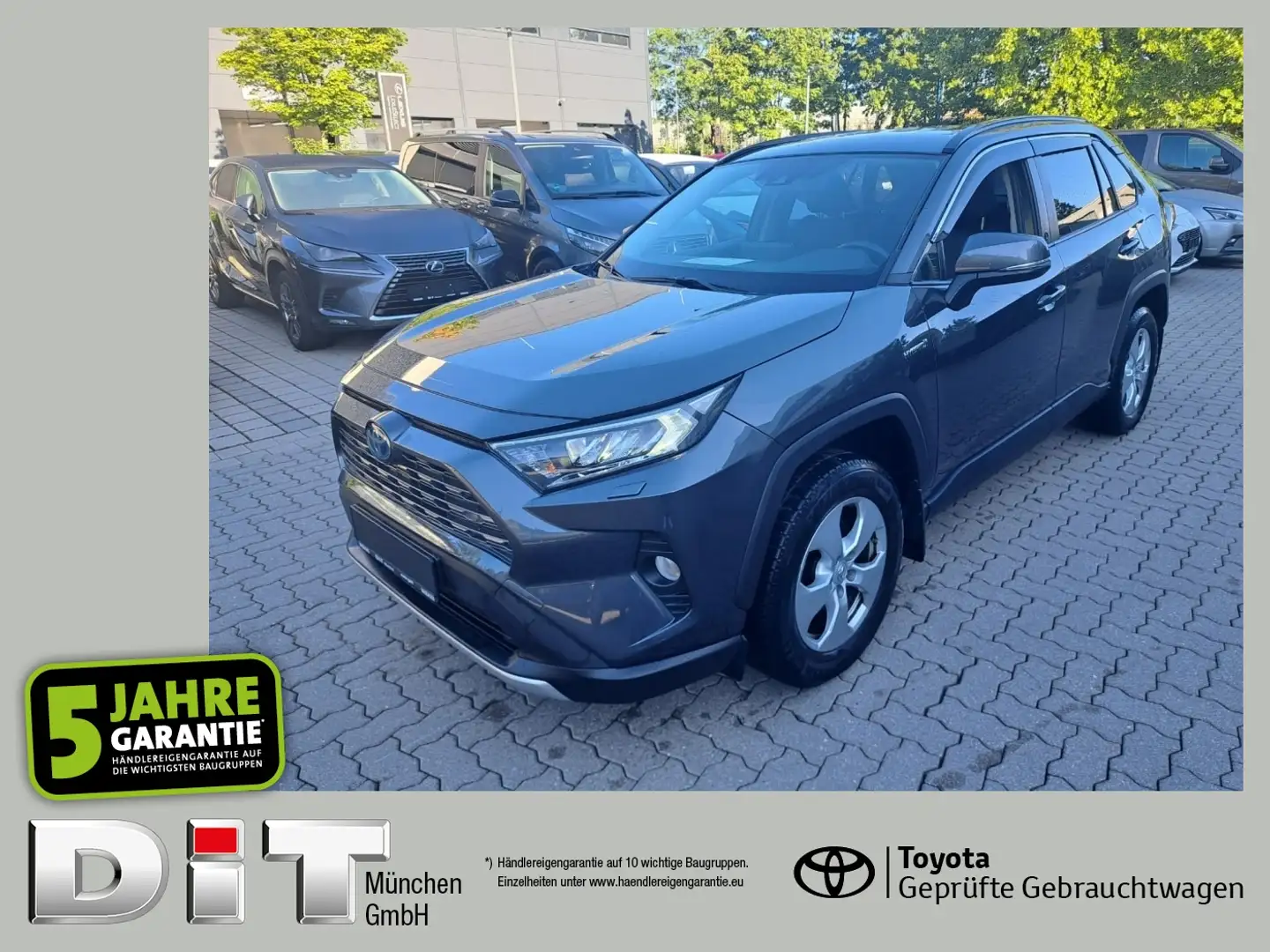 Toyota RAV 4 RAV4 2.5 D Team Deutschland 2xKlima ACC AUT Kam. Grijs - 1