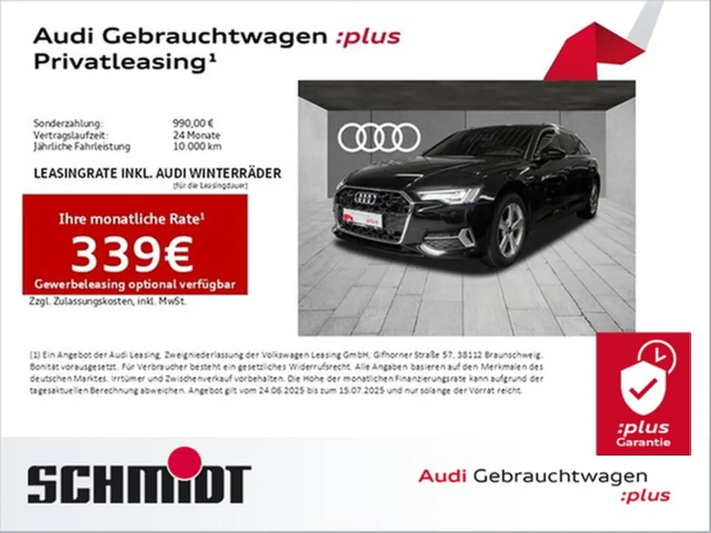 Audi A6 Avant 40 TDI quattro Advanced Matrix LED Pano A... Schwarz - 1