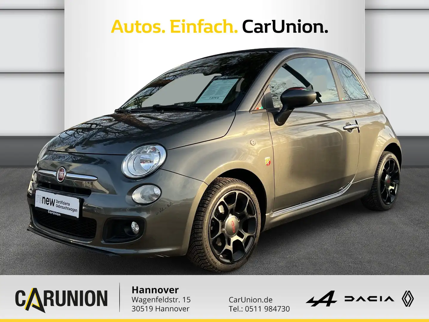 Fiat 500 C 1.2 8V S Grau - 1