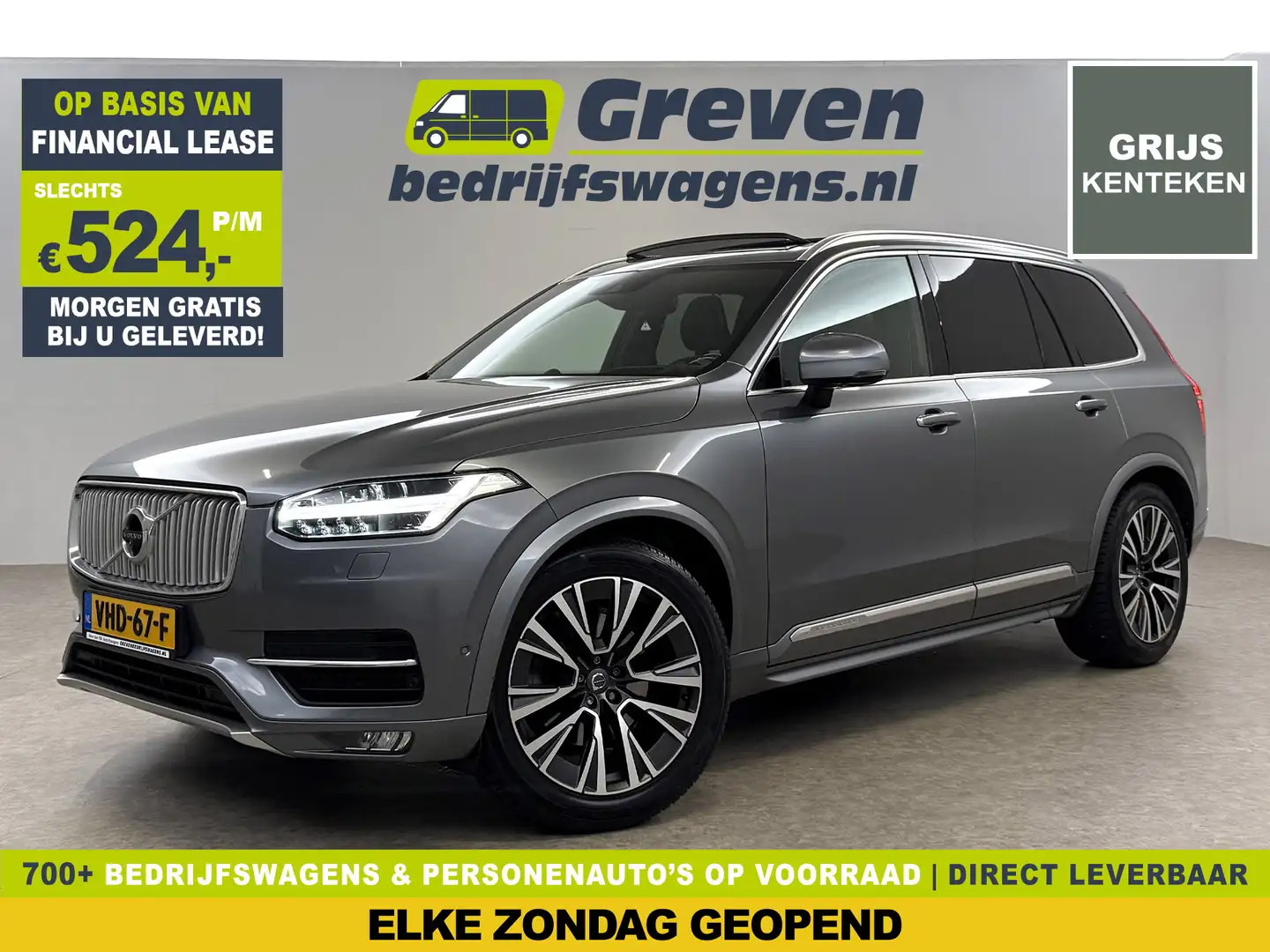 Volvo XC90 D5 Inscription | Grijs Kenteken | 236PK 360 Camera Szürke - 1