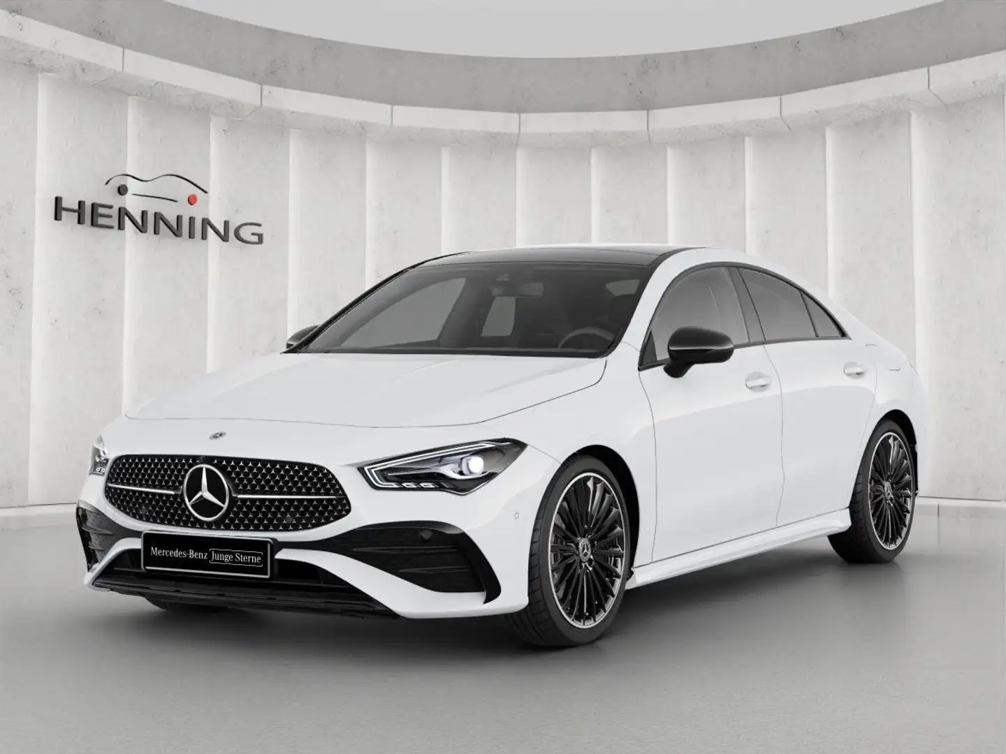 Mercedes-Benz CLA 200 d AMG Night-Paket Panorama LED AHK 19" Blanc - 1