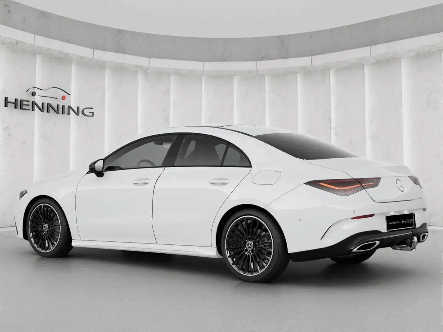 Mercedes-Benz CLA 200 d AMG Night-Paket Panorama LED AHK 19" Blanc - 2