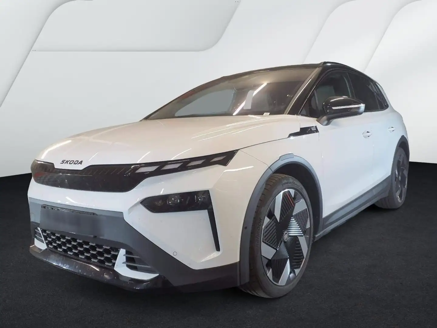 Skoda Elroq 85 Lodge *AHK*MATRIX*KAMERA*NAVI* Blanc - 2