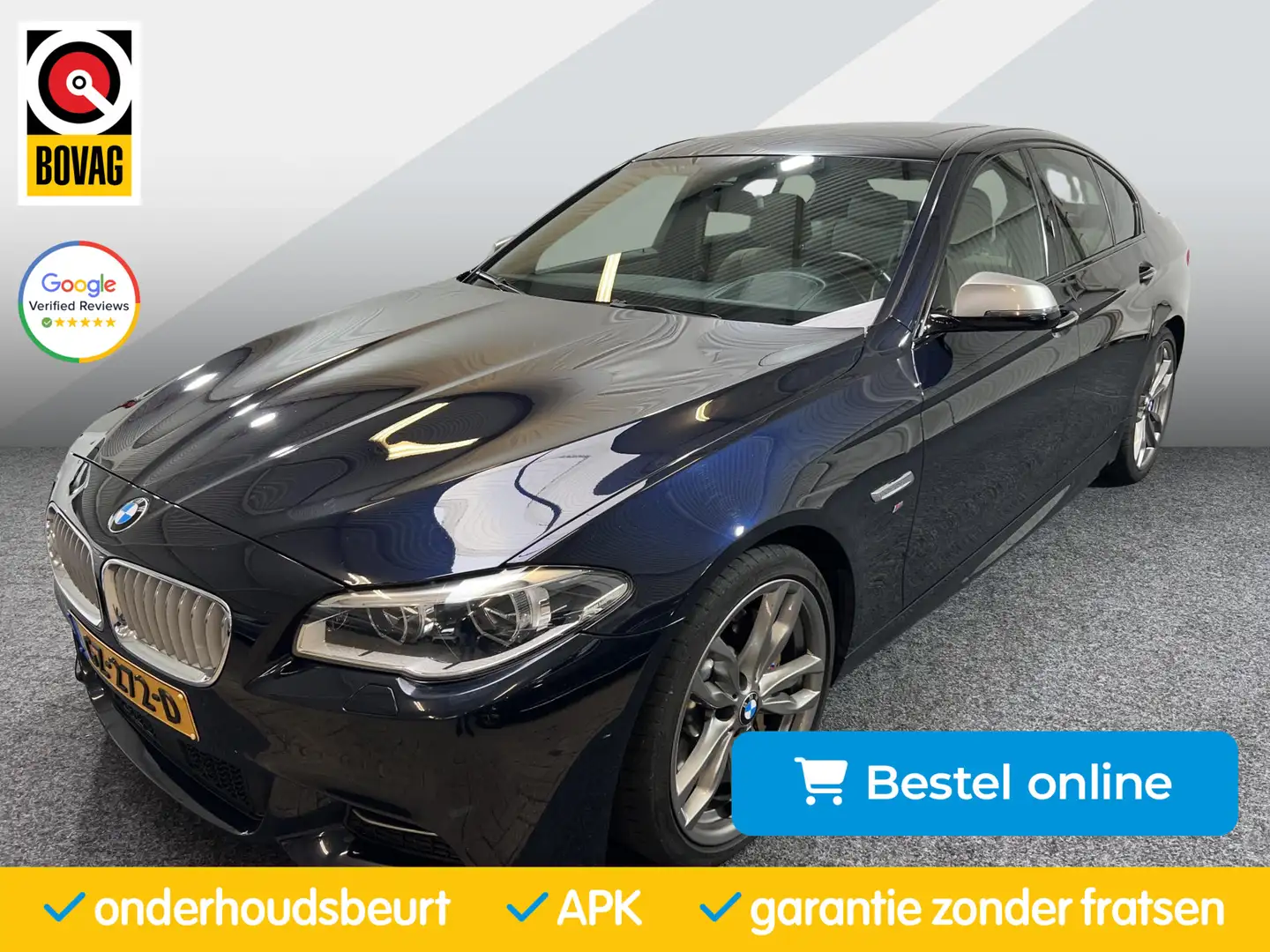 BMW M550 5-serie M550xd VIRTUAL/HEAD-UP/SOFTCLOSE/ACC/CAMER Negru - 1