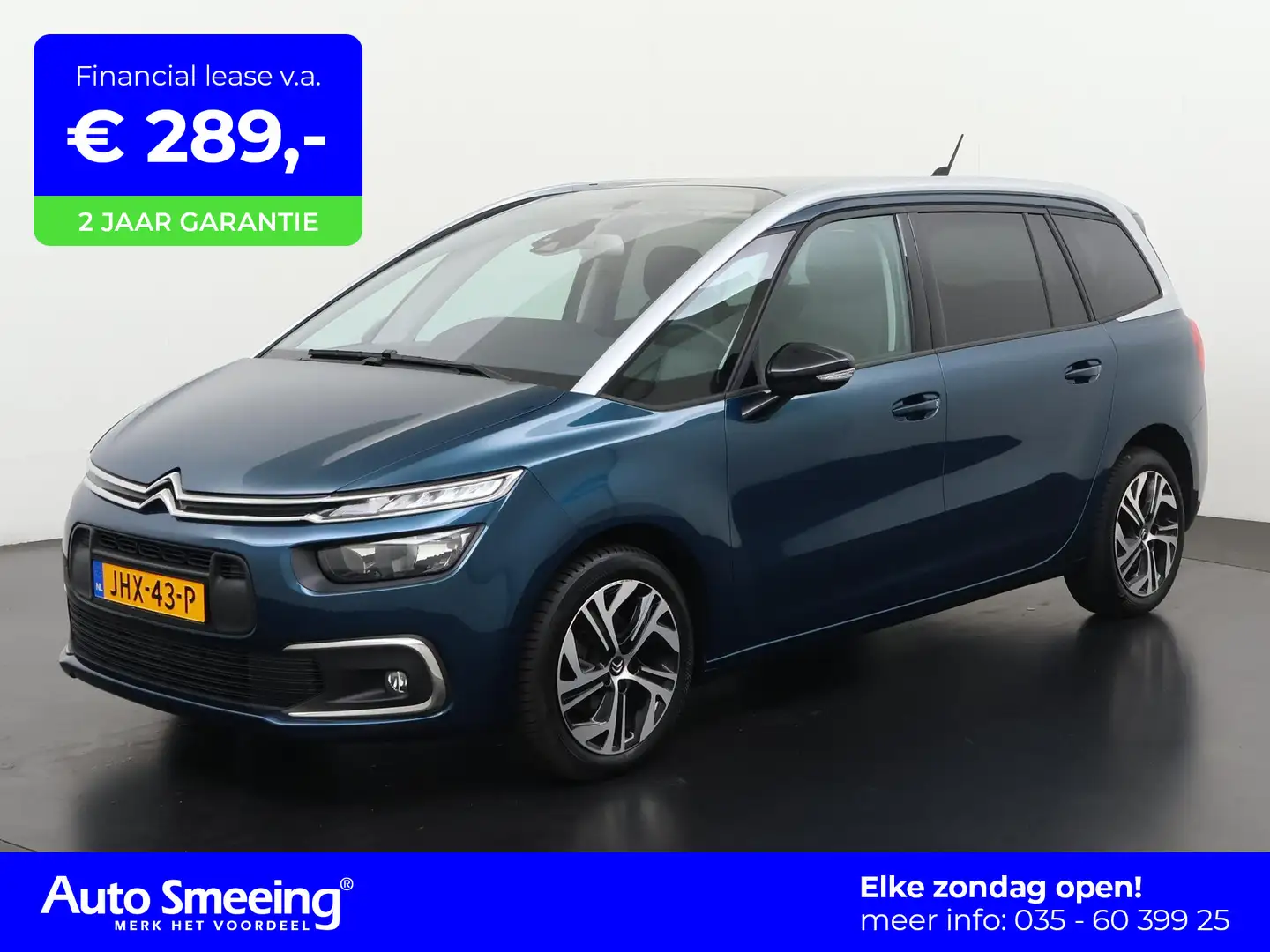 Citroen Grand C4 SpaceTourer 1.2 PureTech Business Automaat | 7 Persoons | Zond Bleu - 1