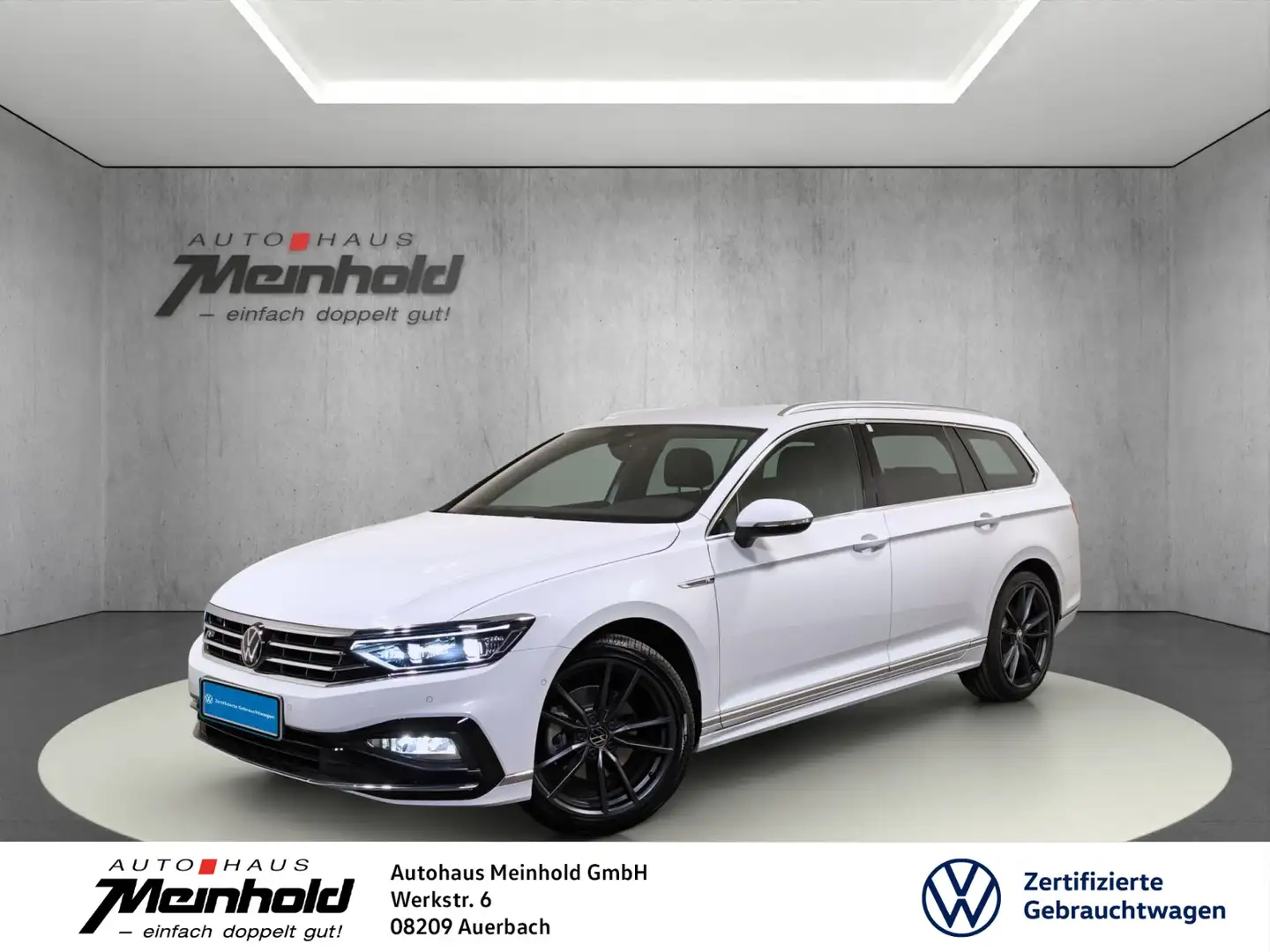 Volkswagen Passat Variant Passat  Variant 2.0 TDI DSG Elegance R-Line, DCC Blanc - 1
