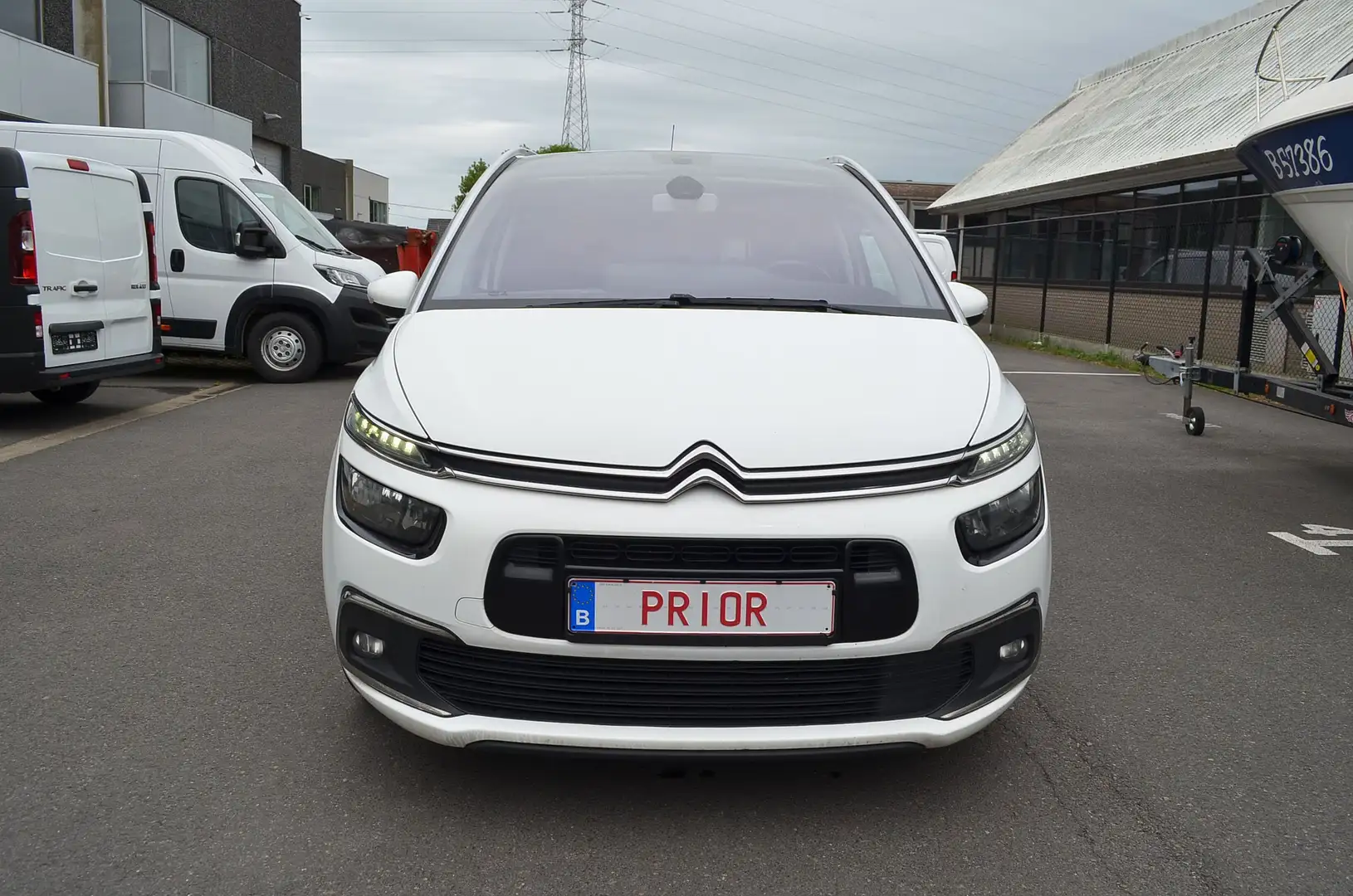 Citroen C4 Picasso 1.6 HDI 7pl / cam / clim / EURO6 Blanc - 2