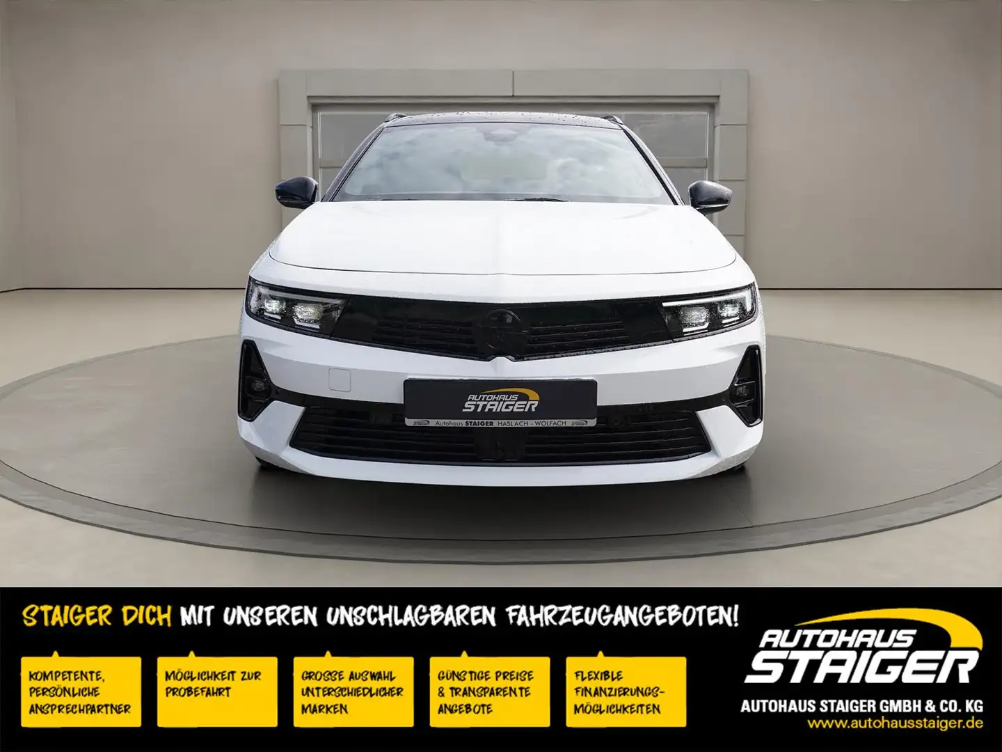 Opel Astra ST 1.6 PHEV GS Line+Panoramadach+Navi+ Weiß - 2