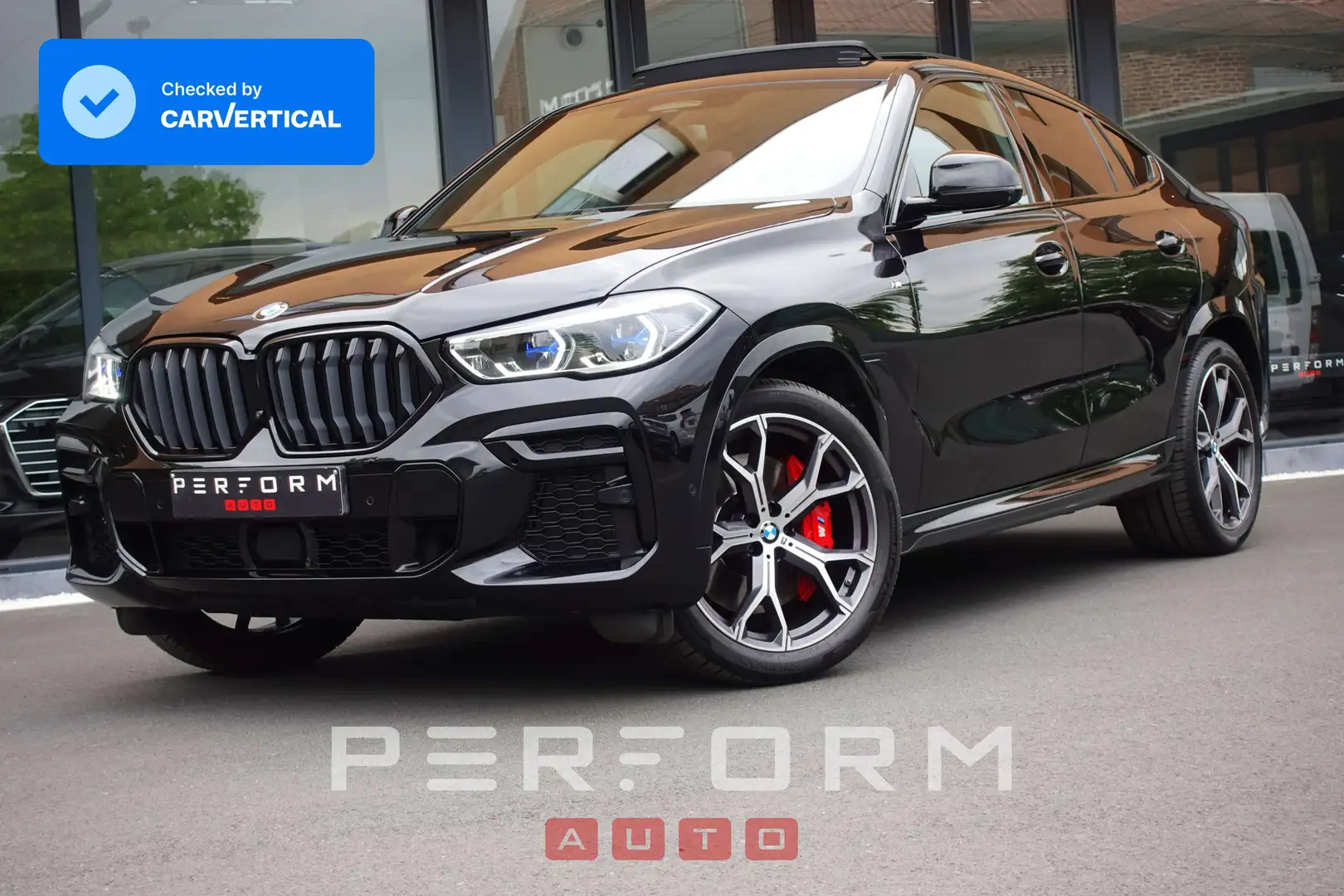 BMW X6 *LASER*PANO DAK*360 CAM*FULL* + 1J GRNT Zwart - 1