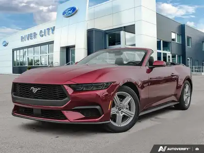 Red 2026 Ford Mustang Convertible Rear-Wheel Drive Automatic