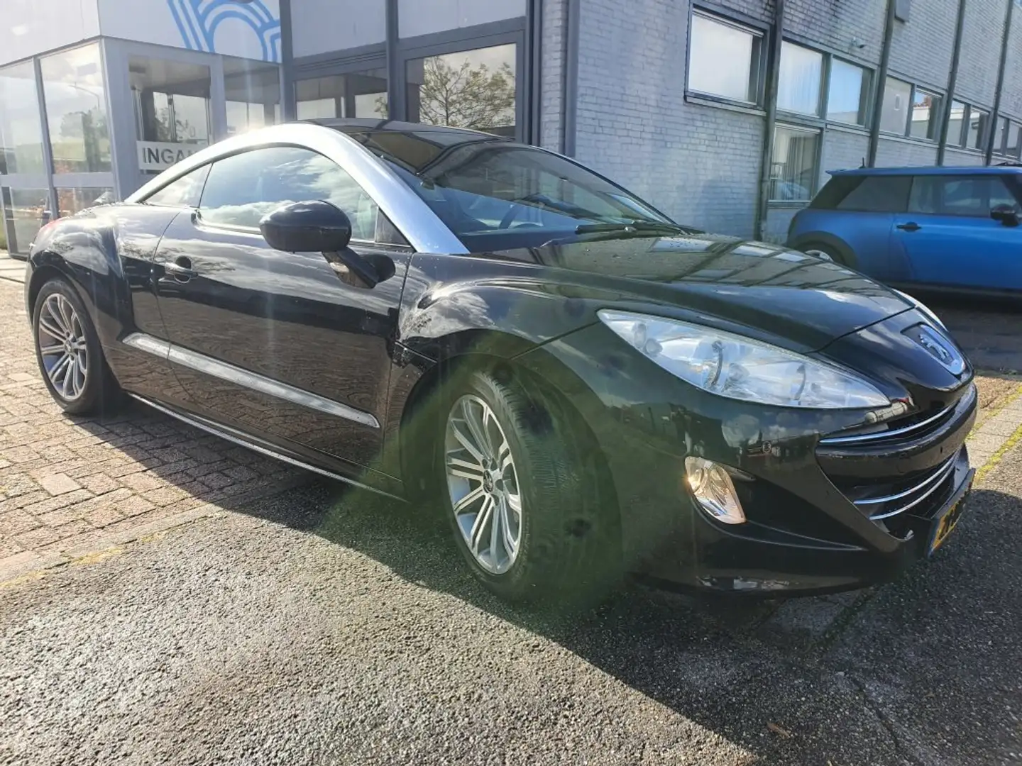 Peugeot RCZ 1.6 THP |ECC|LEER|6-BAK|18"|APK|NAP|2010 Zwart - 2