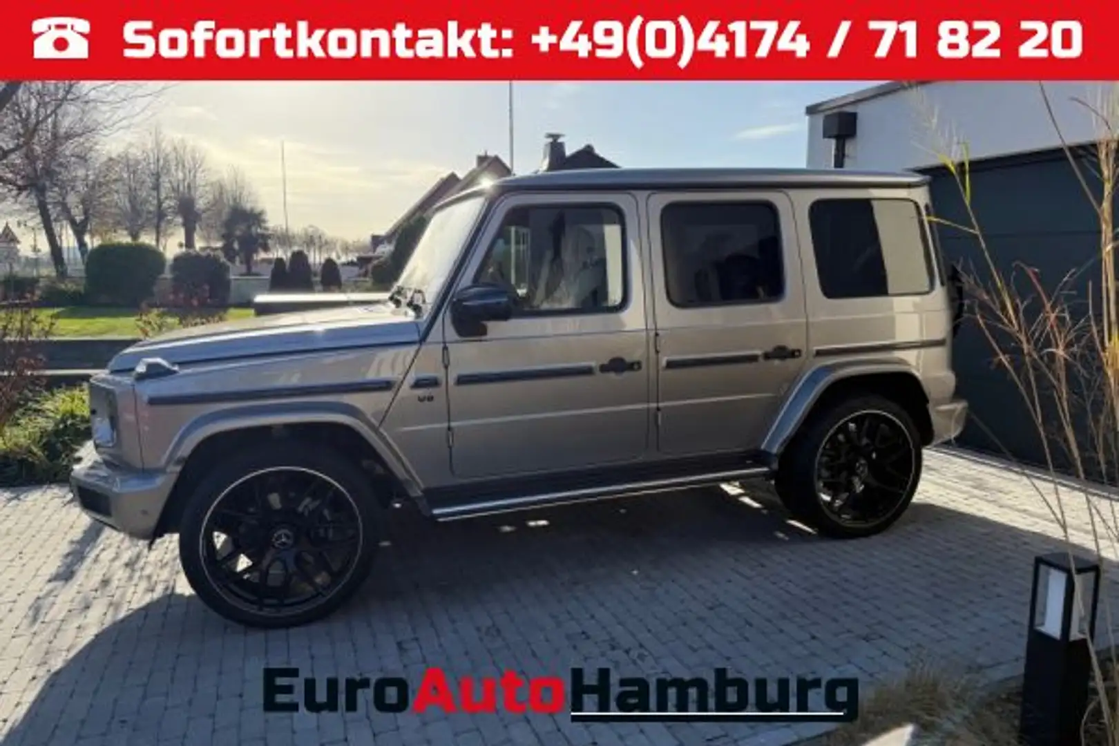 Mercedes-Benz G 500 AMG V8 Night 23" Leder Beige Silber - 1
