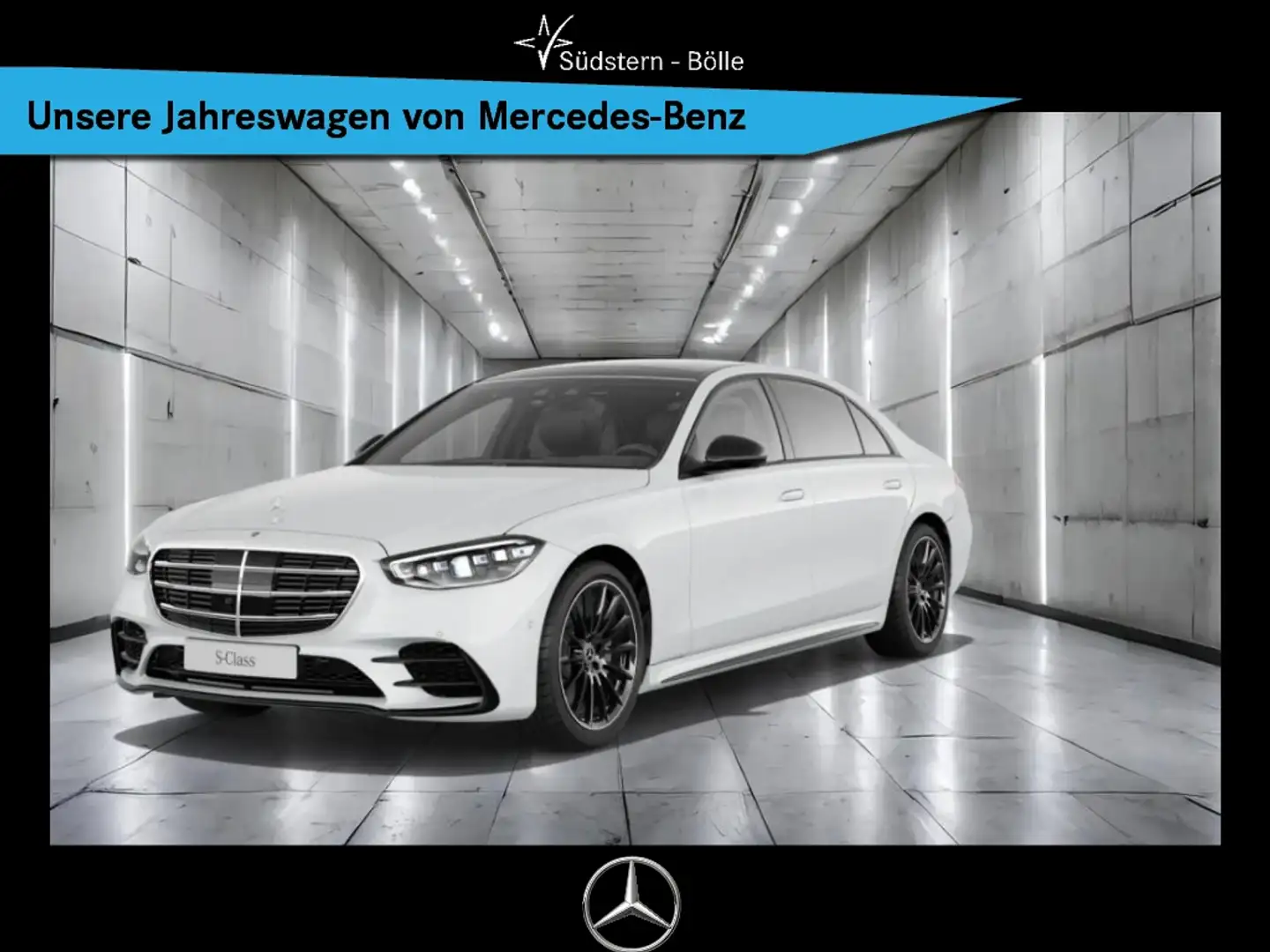 Mercedes-Benz S 350 d 4M L +AMG+MEMORY+DISTRO+AMBIENTE+NAVI Blanc - 1