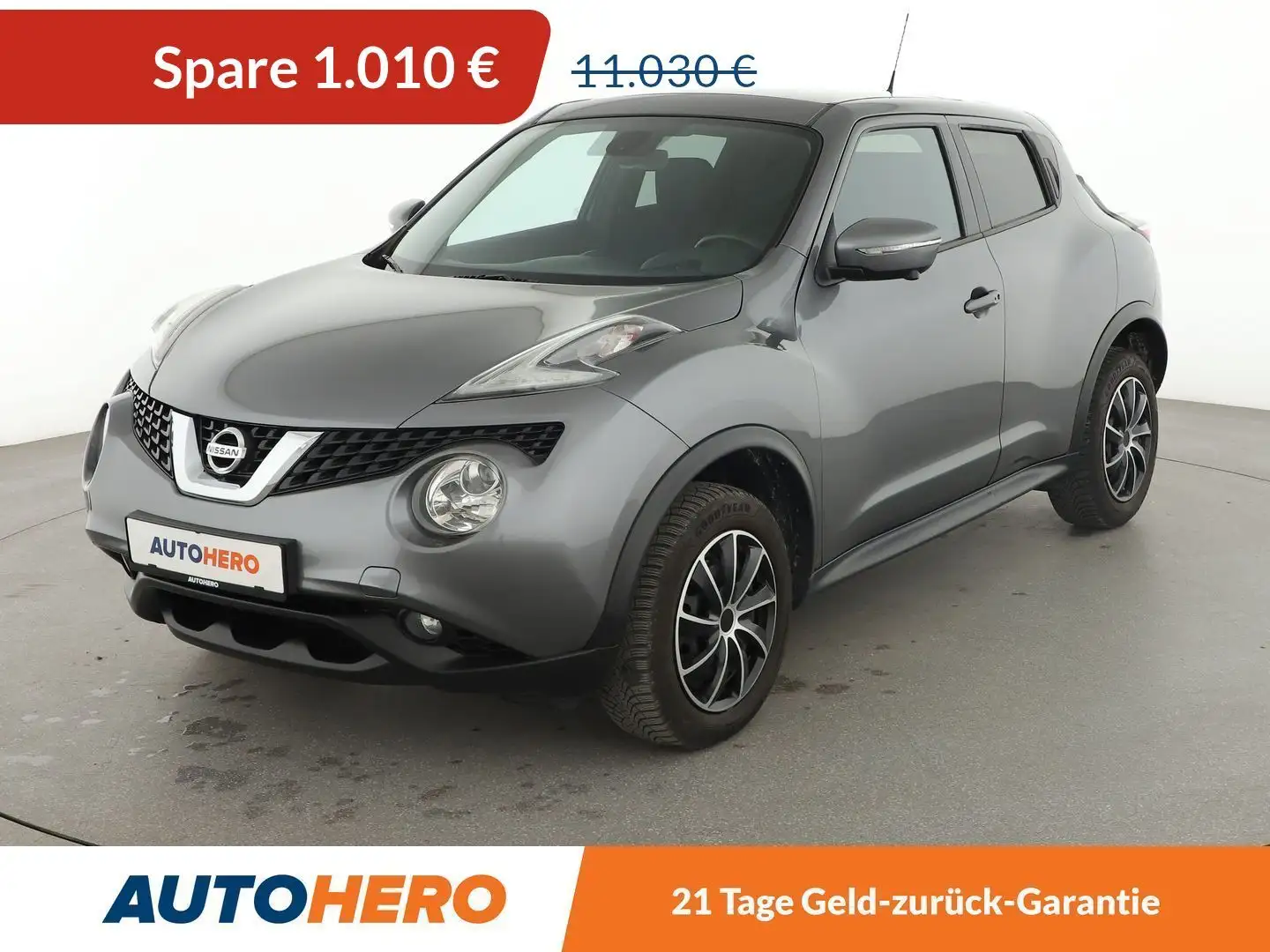 Nissan Juke 1.5 Turbodiesel Tekna *NAVI*TEMPO*CAM*SHZ* Grey - 1