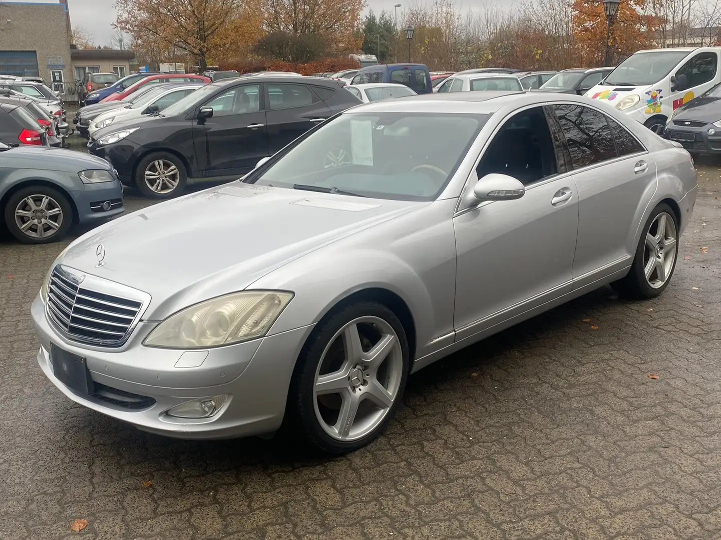 Mercedes-Benz S 350 7G-TRONIK 20 ZOLL-LEDER-SCHIEBEDACCH Argent - 1