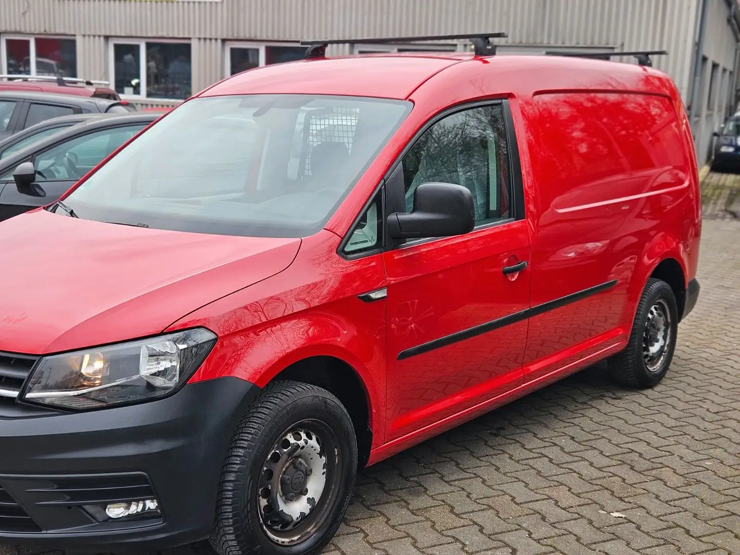 Volkswagen Caddy Nfz Maxi Kasten EcoProfi BMT Navi Klima Rot - 2