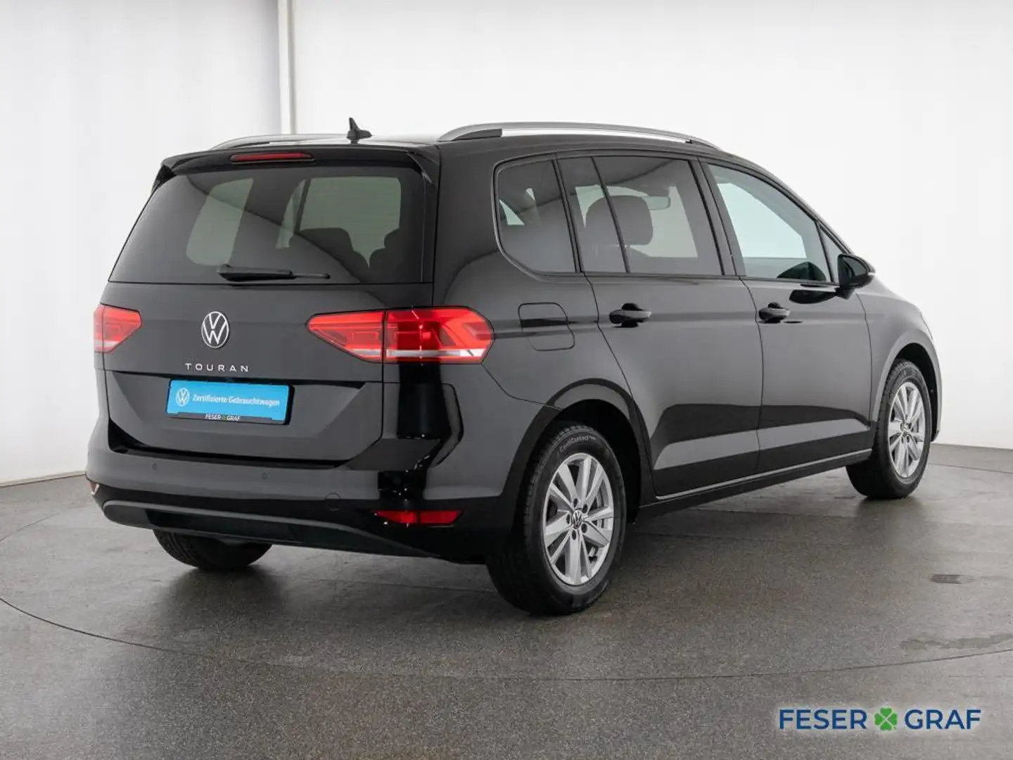 Volkswagen Touran 1.5 TSI Comfortline DSG 7-Sitze / AHK / DAB / ACC Schwarz - 2