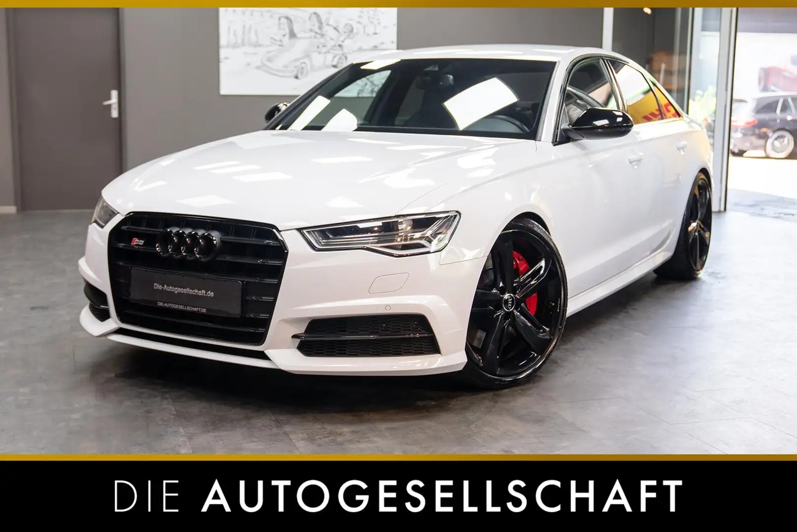 Audi S6 4.0 V8 LIMOUSINE*MATRIX*S-SPORTSITZE*21ZOLL* Wit - 1
