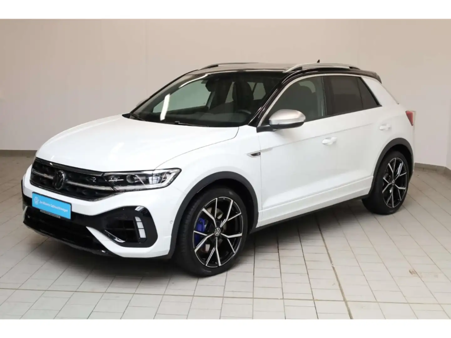 Volkswagen T-Roc 2.0 TSI 4Mot. R DSG AKRA/P-Dach/Matrix/RFK Weiß - 2