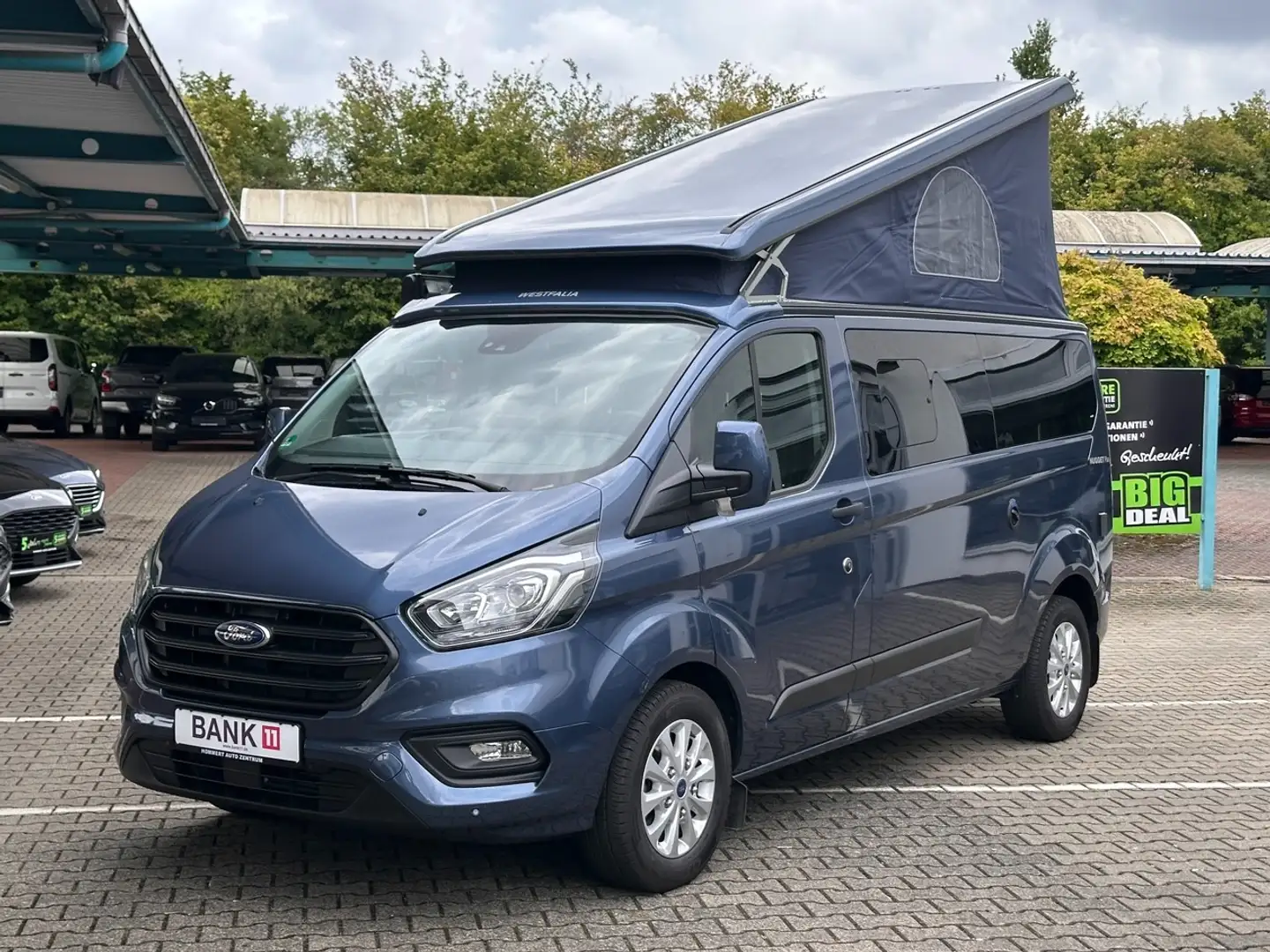 Ford Transit Custom Nugget Plus 2.0 TDCi *AHK*ACC*Navi Bleu - 2