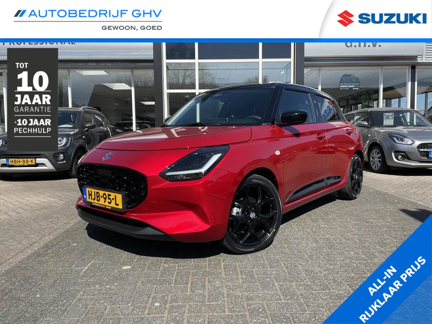 Suzuki Swift New 1.2 Smart Hybrid 83pk Select | 17" | Black Rhi Rot - 1