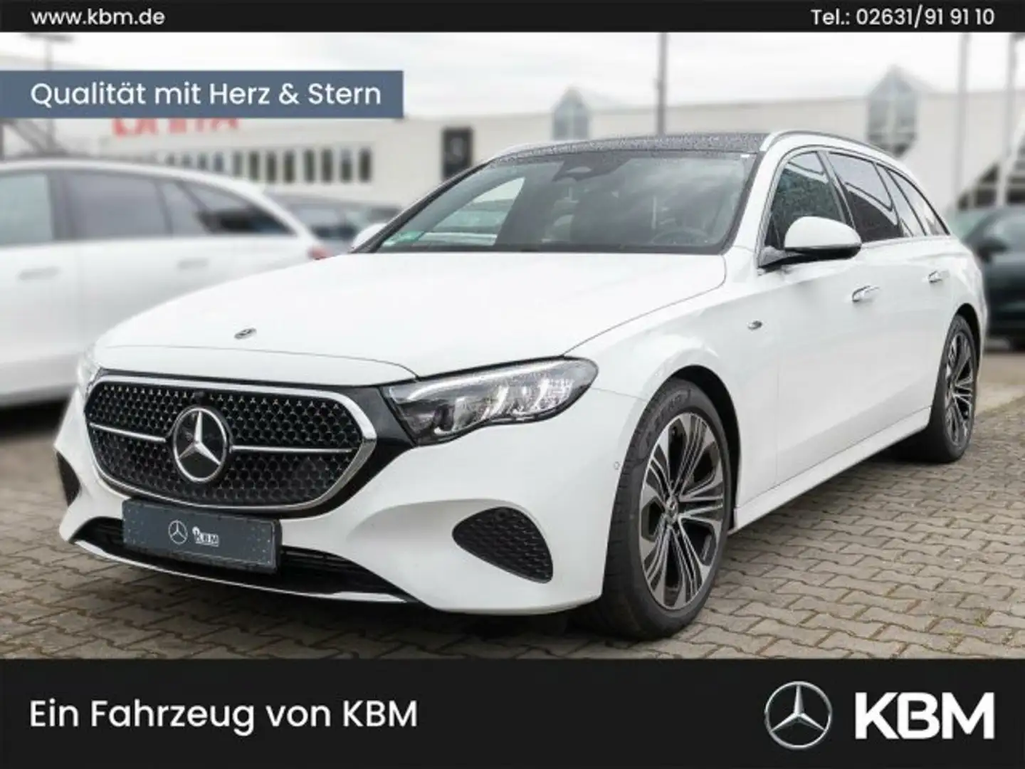 Mercedes-Benz E 300 E 300 e mit EQ Hybrid Technologie PANO MB Rent White - 1