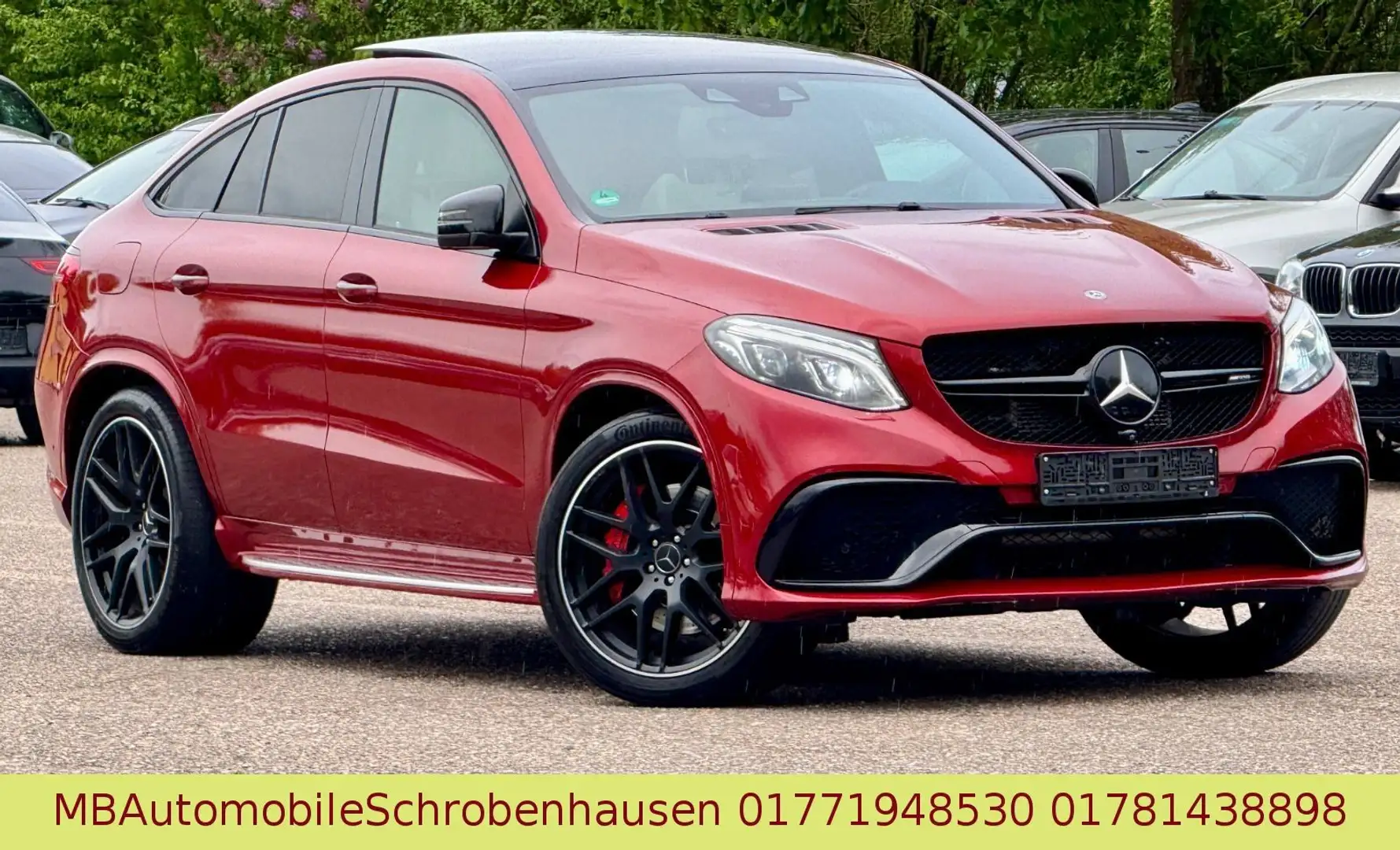 Mercedes-Benz GLE 63 AMG 4M COUPE PANORAMA 360°- LED Rouge - 1