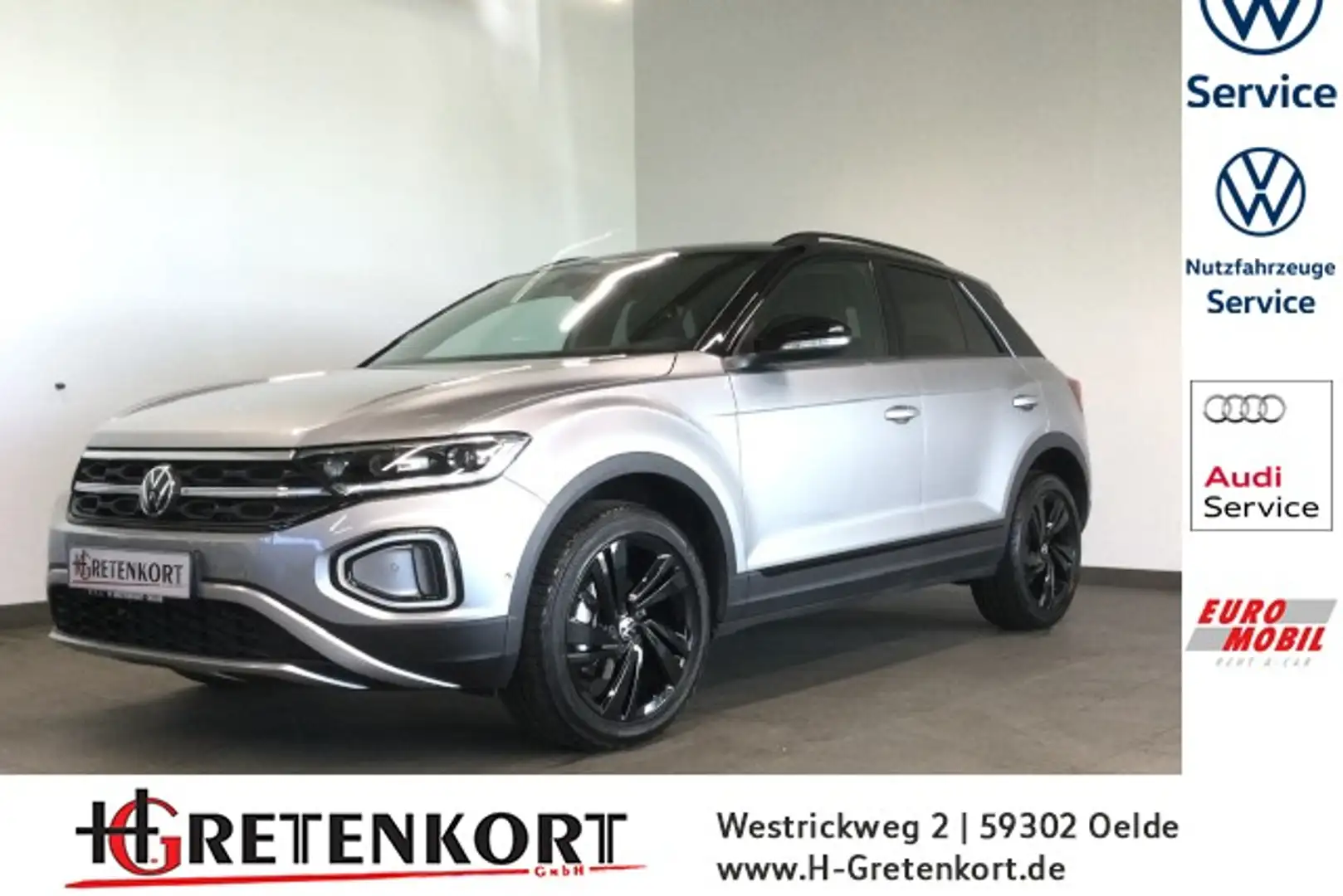 Volkswagen T-Roc 1.5 TSI DSG Style Black Paket IQ Light Kamera Schwarz - 1