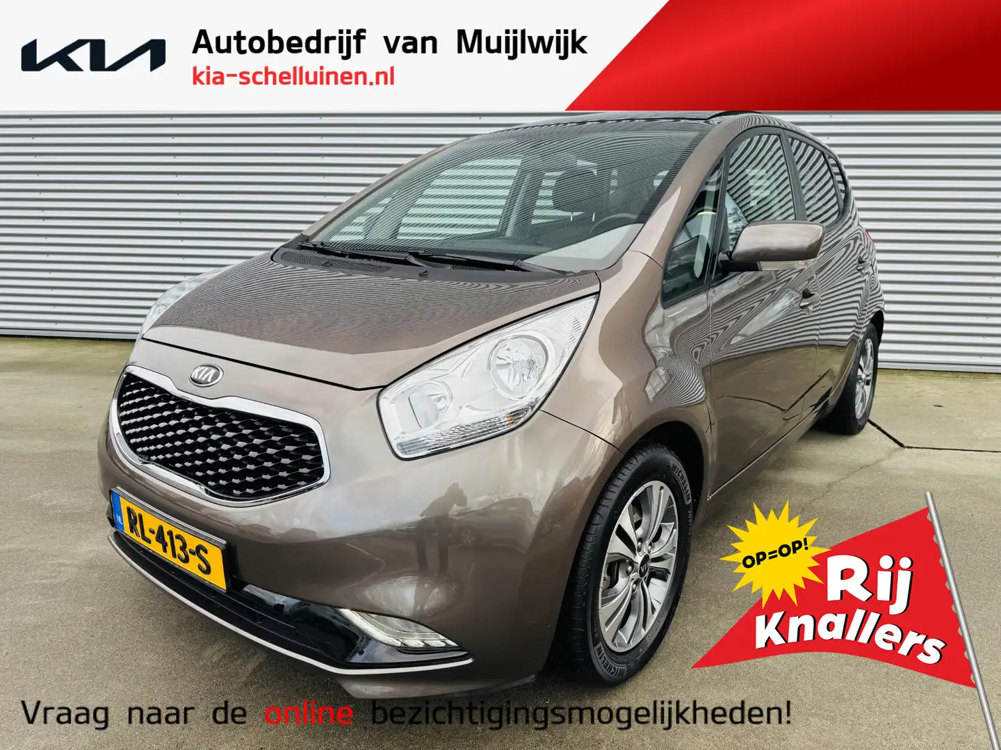 Kia Venga 1.4 Summer Edition Trekhaak | Panoramadak | Dealer Коричневий - 1